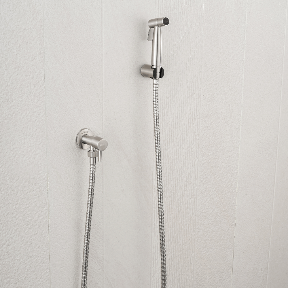 Ducha Higiénica Inodoro Acero Cepillado ABLUO HIBERA GRIFERS