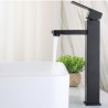 Grifo Lavabo Caño Alto Negro - HUMILIS COAL GRIFERS | Diseño Moderno, Eficiente y Ahorro de Agua