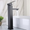 Grifo Lavabo Caño Alto Negro - HUMILIS COAL GRIFERS | Diseño Moderno, Eficiente y Ahorro de Agua