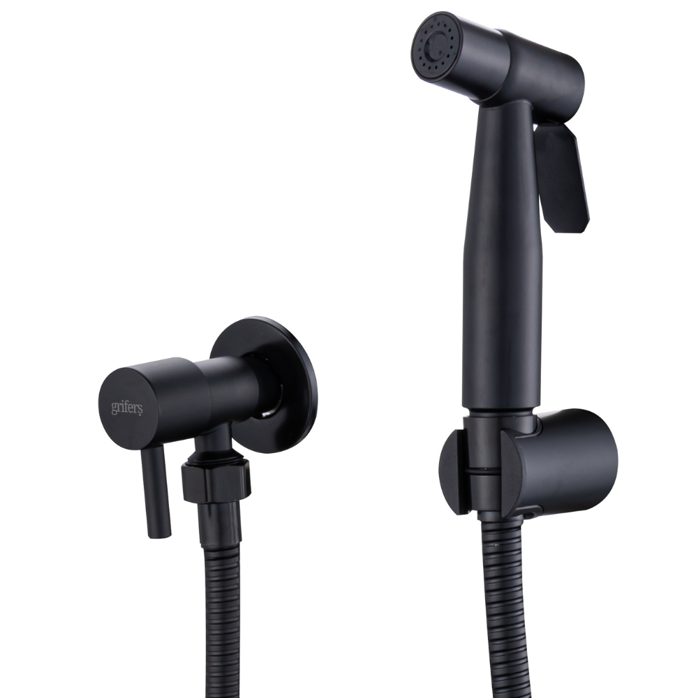 Ducha Higiénica Inodoro Negro ABLUO COAL GRIFERS