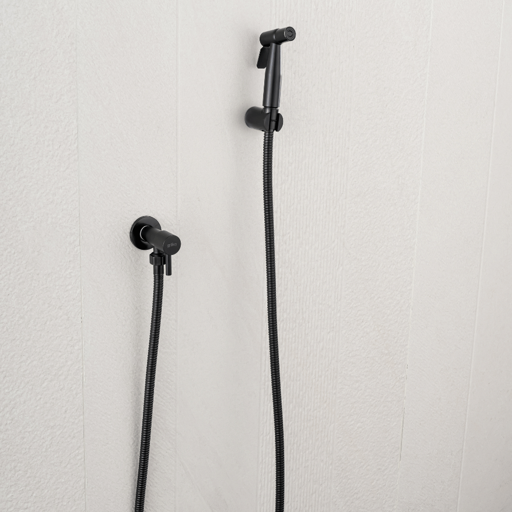 Ducha Higiénica Inodoro Negro ABLUO COAL GRIFERS