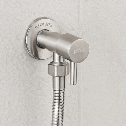 Ducha Higiénica Inodoro Acero Cepillado ABLUO HIBERA GRIFERS