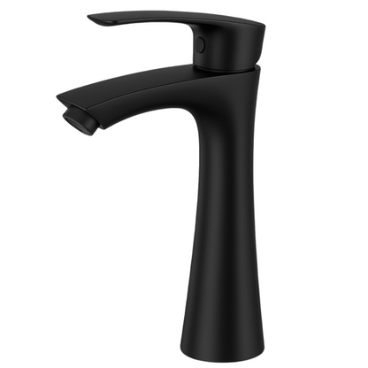 Grifo Lavabo Negro Mate Caño Alto – ARCUS ALTUS COAL GRIFERS