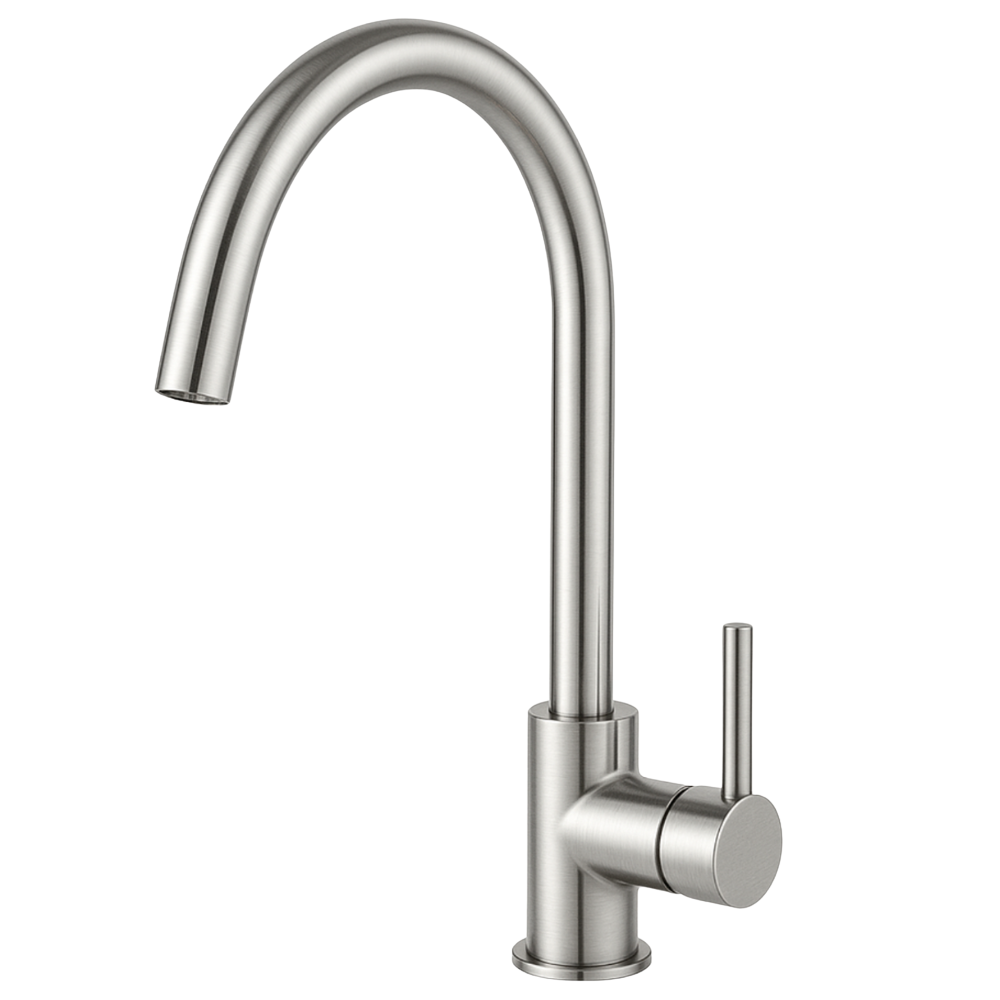 Grifo Cocina Acero Cepillado Caño Alto – CULINA HIBERA GRIFERS