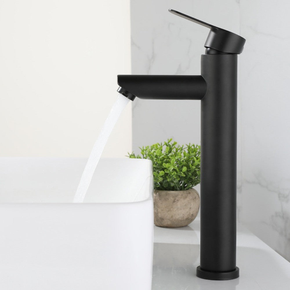 Grifo Lavabo Caño Alto Negro ALTADAT COAL GRIFERS - Interbude