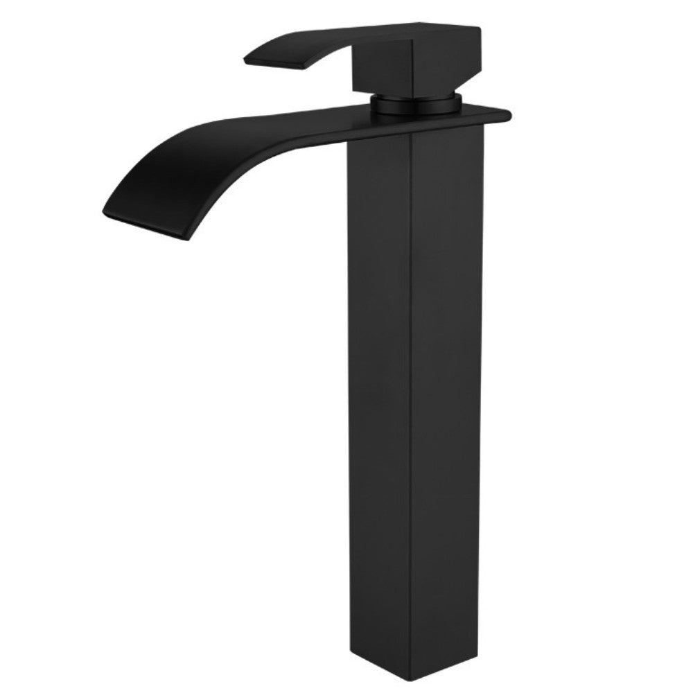 Grifo Lavabo Caño Alto Negro PRINCEP COAL GRIFERS - Interbude