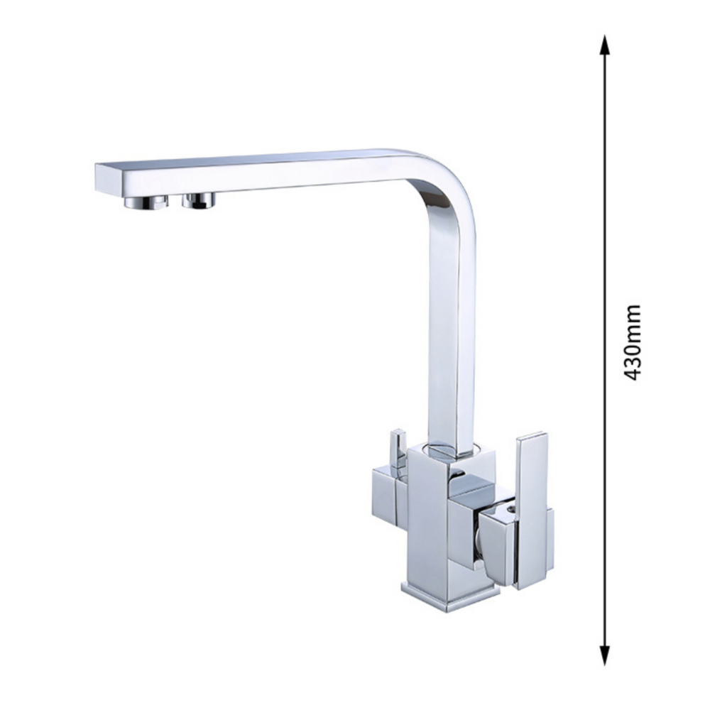 Grifo Osmosis 3 vías 2 salidas Cromado PURLUX CROME GRIFERS - Interbude